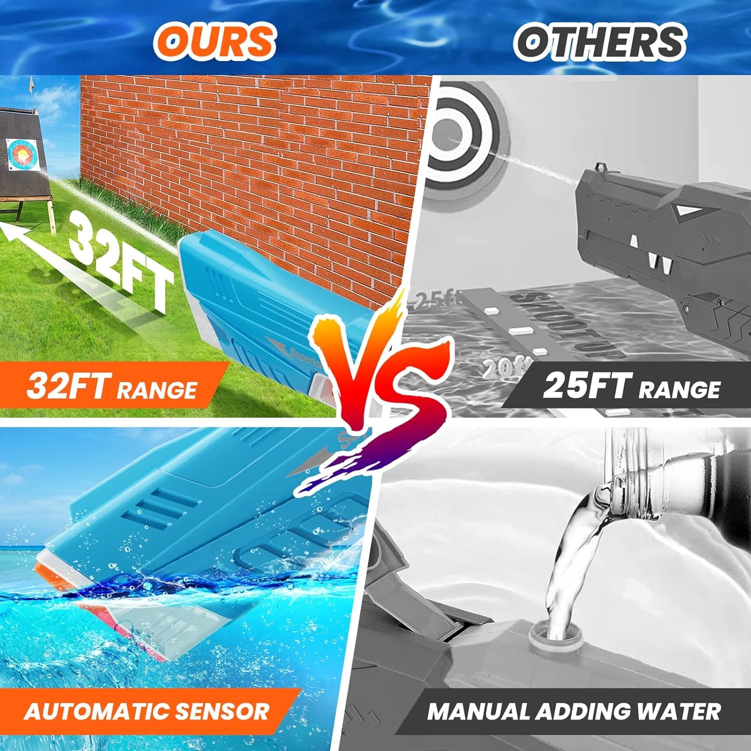 🔥FREE GOGGLES🔥Aqua Blaster Cannon 3.0