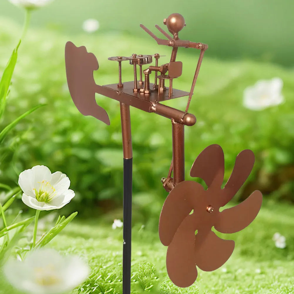 🔥Last Day 57% OFF🥁Handmade Metal Rock Band Windmill🎁
